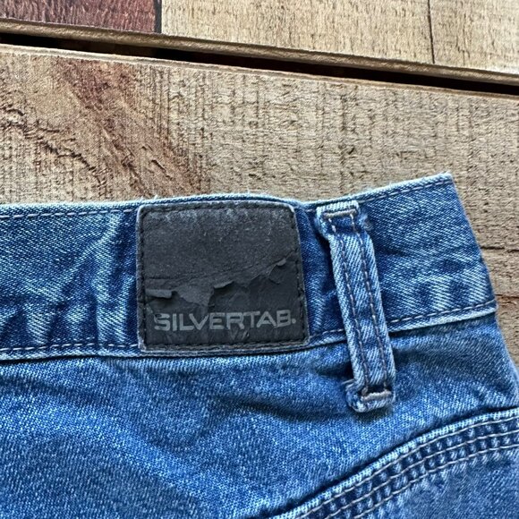 Levis Silvertab Mens Relaxed Fit Blue Denim Jeans 34x34 100% Cotton Straight Leg - Picture 12 of 12